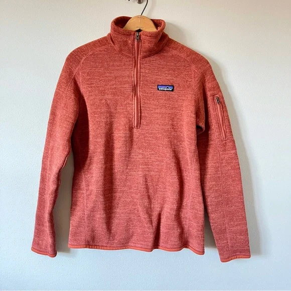 Patagonia Better Sweater 1/4-Zip Fleece in Pimento Red - Picture 4 of 13